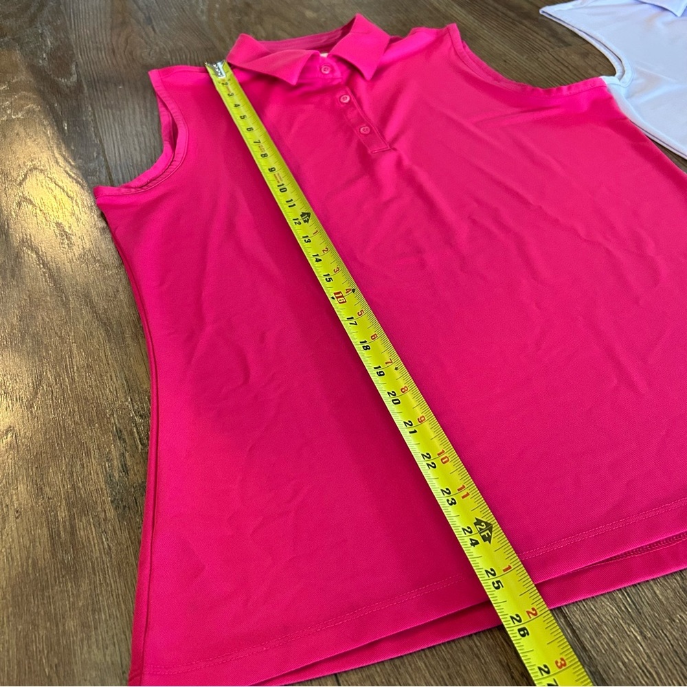2 Greg Norman Play Dry Sleeveless Golf Polo Tank Tops Large - Picture 4 of 12